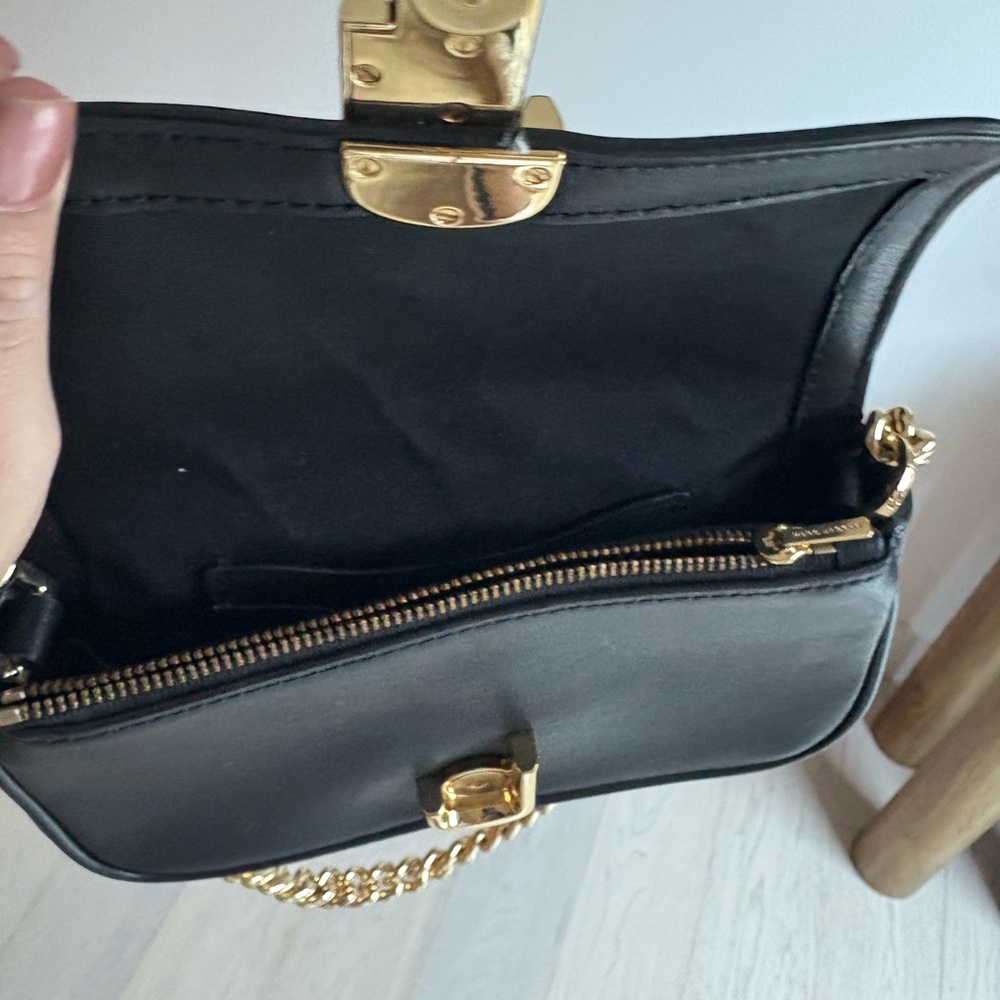Marc Jacobs Black Mini Bag with Gold Chain - Picture 2 of 5